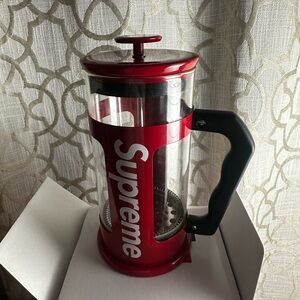 Supreme Red French Press Coffee Maker